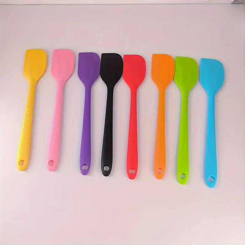 Espátulas de silicon Sólidas Colores Fuertes