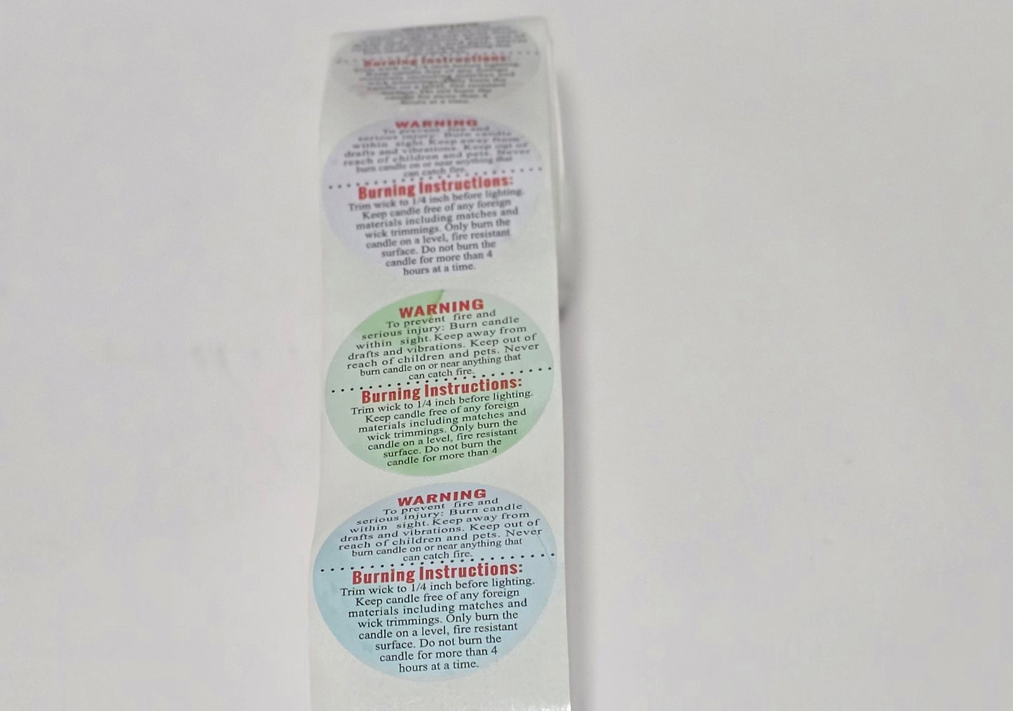 Safety Label o sellos de precaución multi