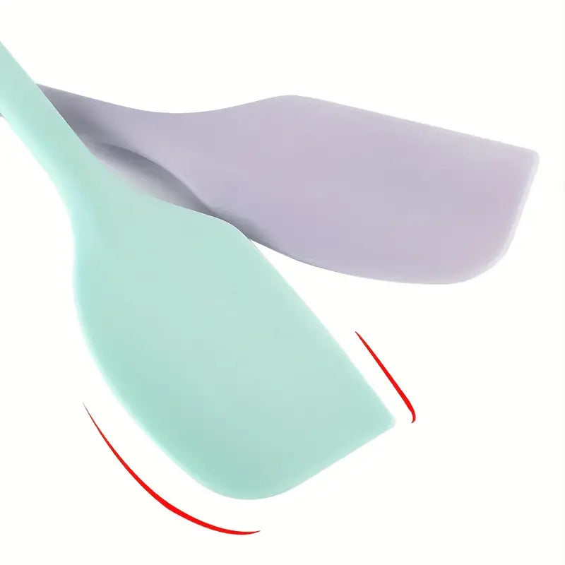 Espátulas de silicon Sólidas Colores Pasteles