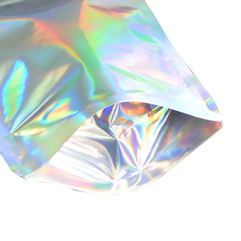 Bolsita `plata Celofan holografica plata