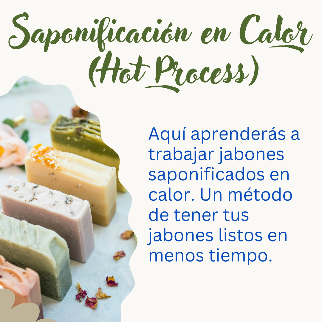 Taller Jabones Saponificados en Calor- Dep $40