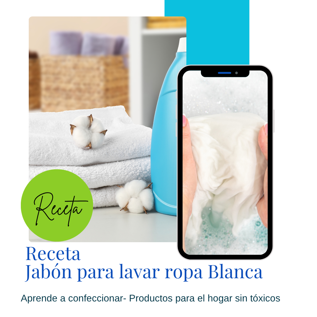 Receta Jabon para lavar Ropa Blanca