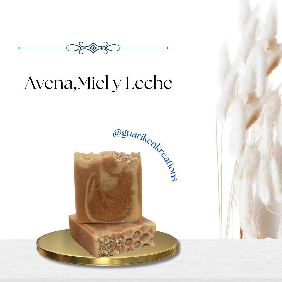 Jabón de Avena,Miel y Leche