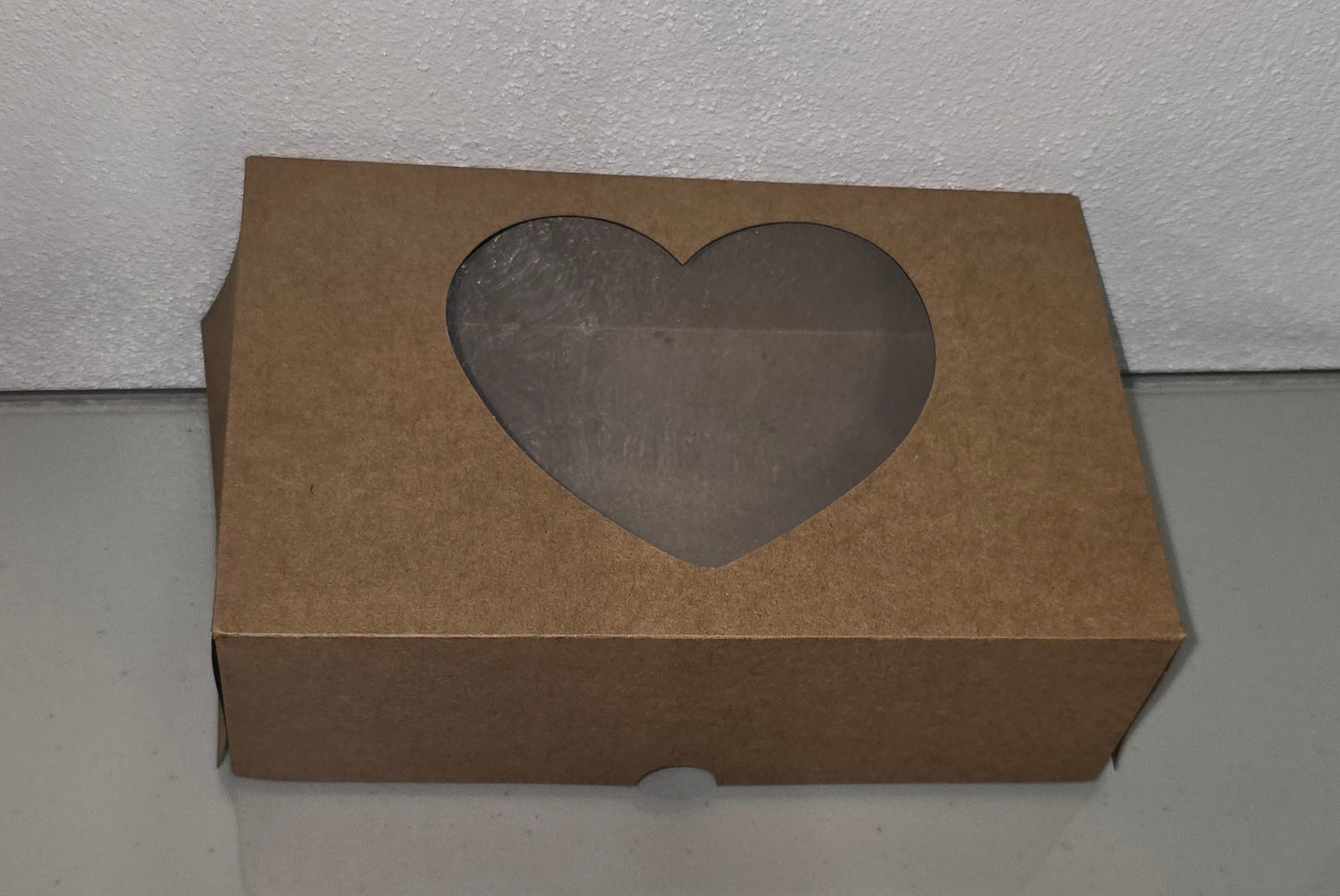 Cajita con Corazon kraft