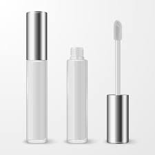Envase lip gloss Tapa plata