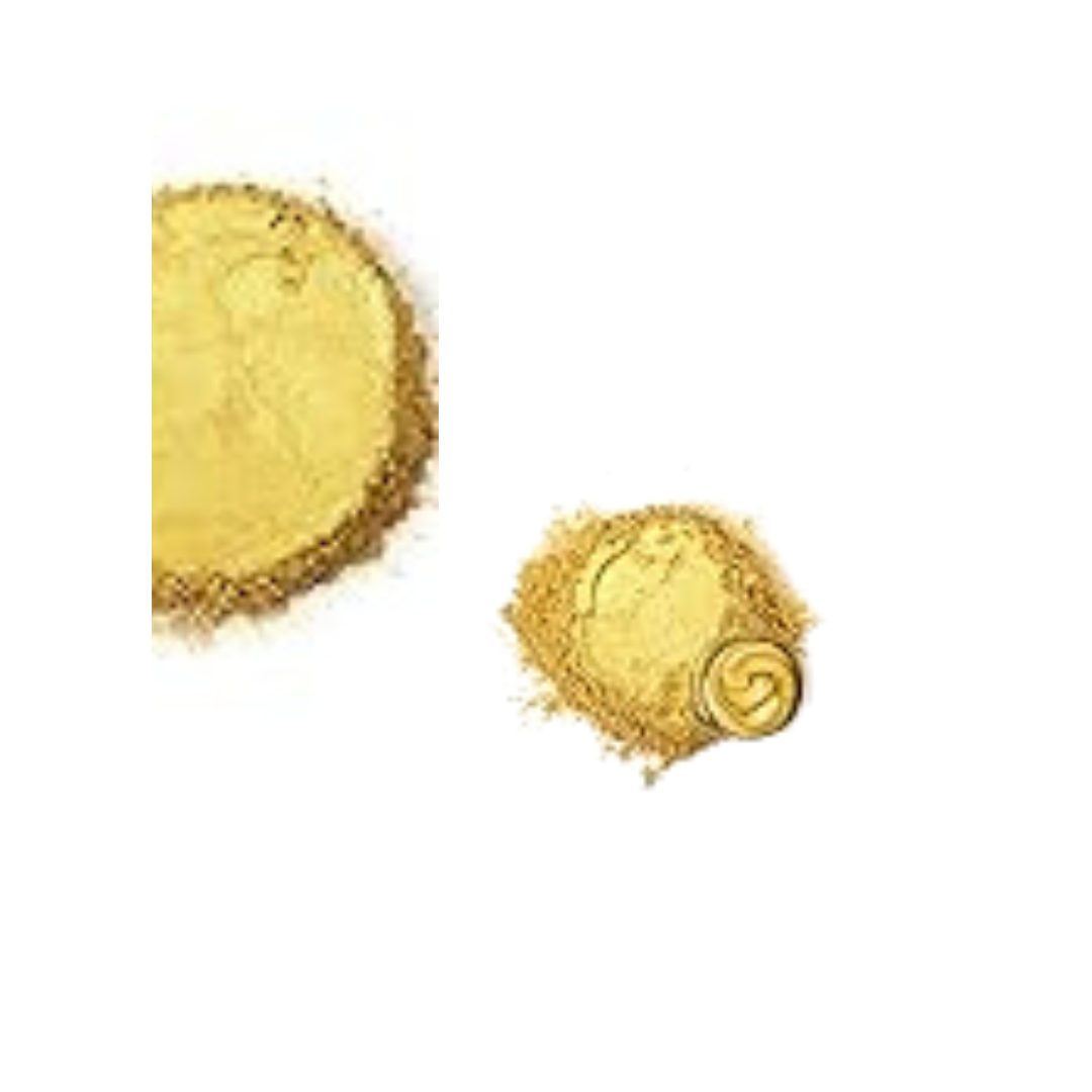 Micas Dorado Brillante Metalico