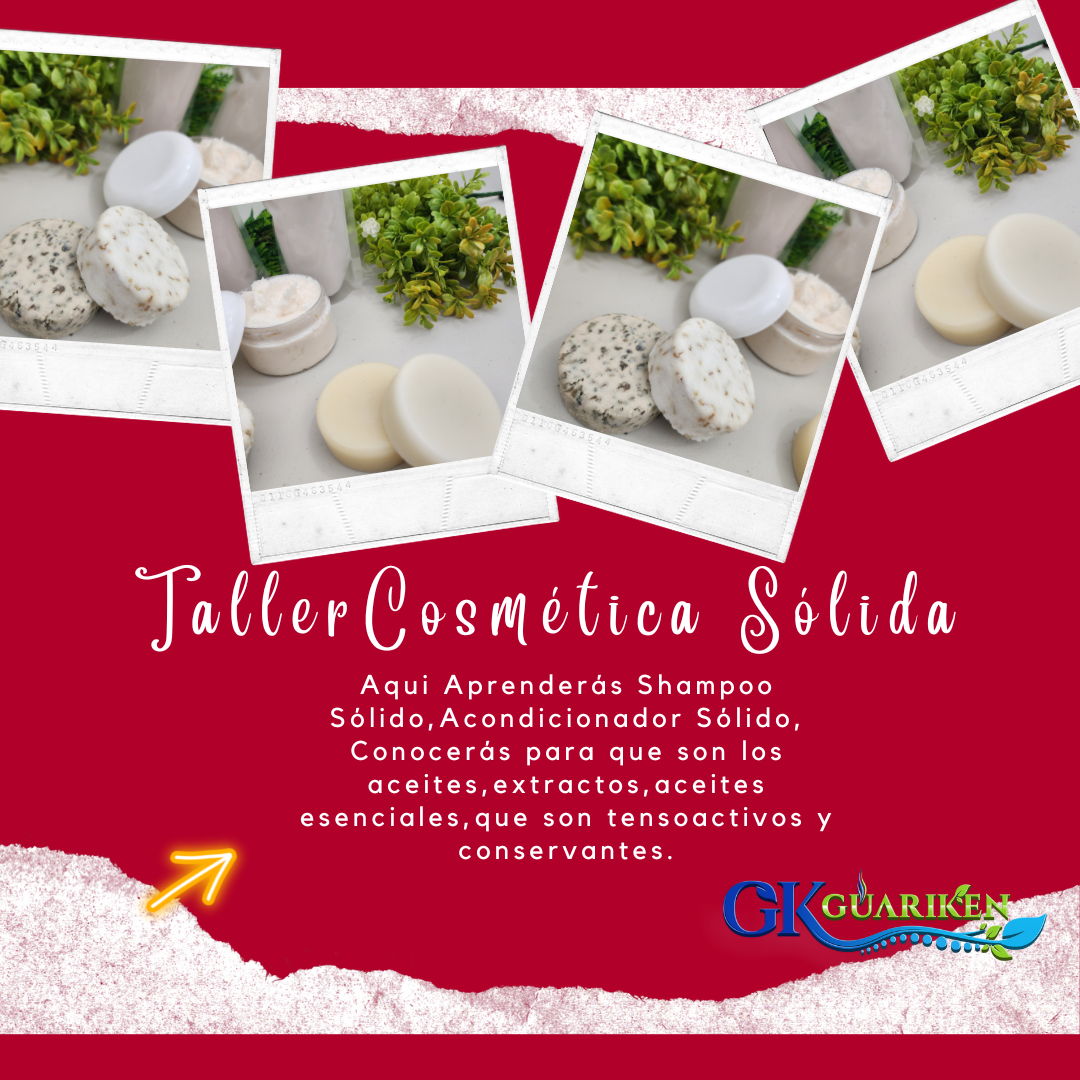 Taller Cosmética Solida- ($40 Deposito)