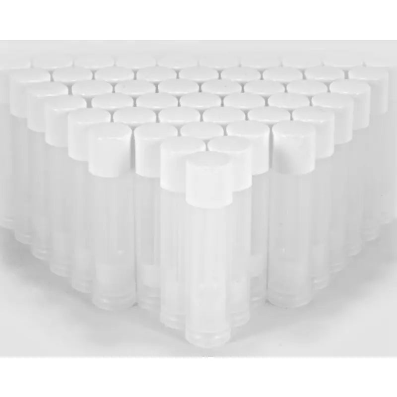Lip Tube Clear Tapa Blanca