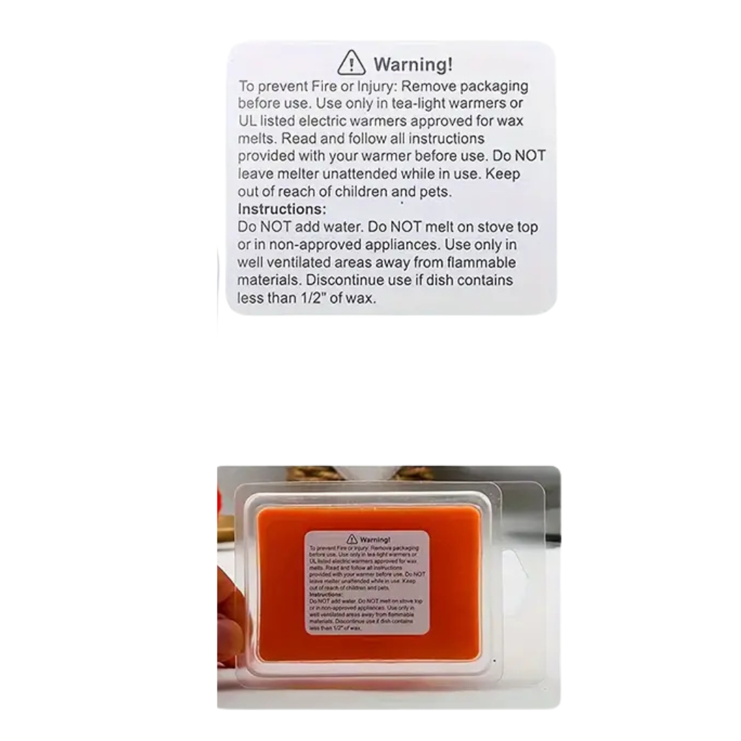 Safety Label Wax Melts