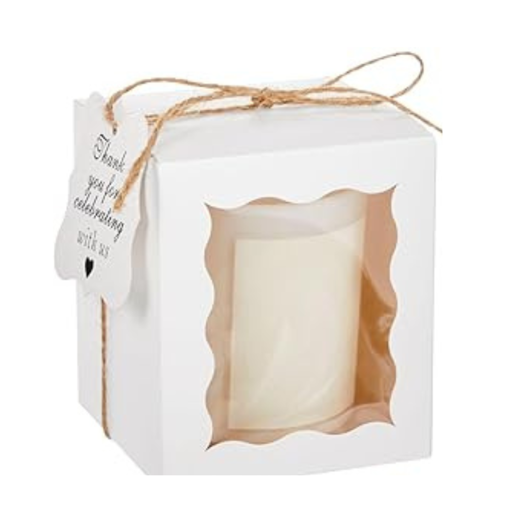 Caja Blanca para velas