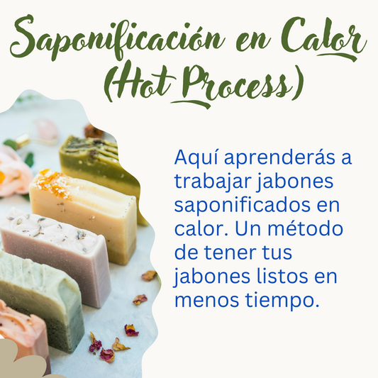 Taller Jabones Saponificados en Calor  ($40 Deposito)