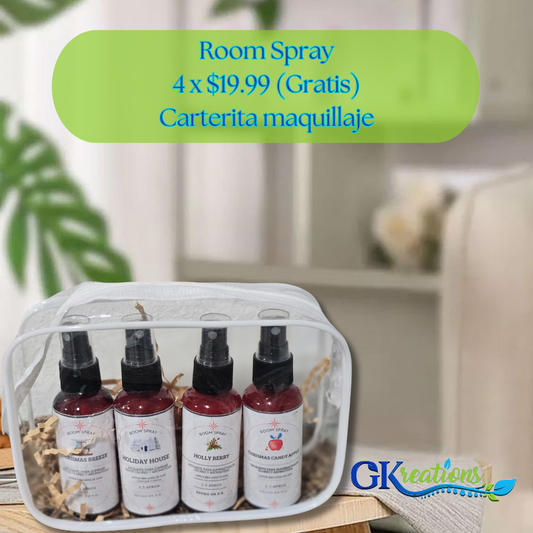 Kit 4 Room Spray -Edición limitada (Navidad)