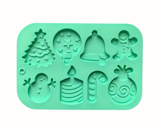 Molde Navidad Variedad 8 piezas