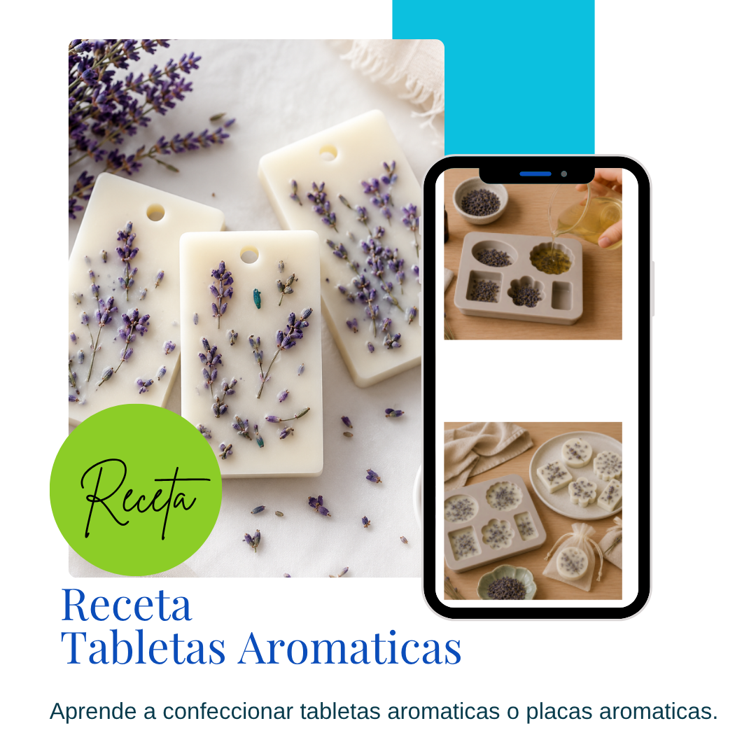 Receta tabletas o placas aromáticas