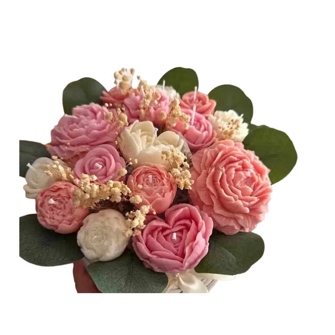 Molde 4 Diferentes Flores