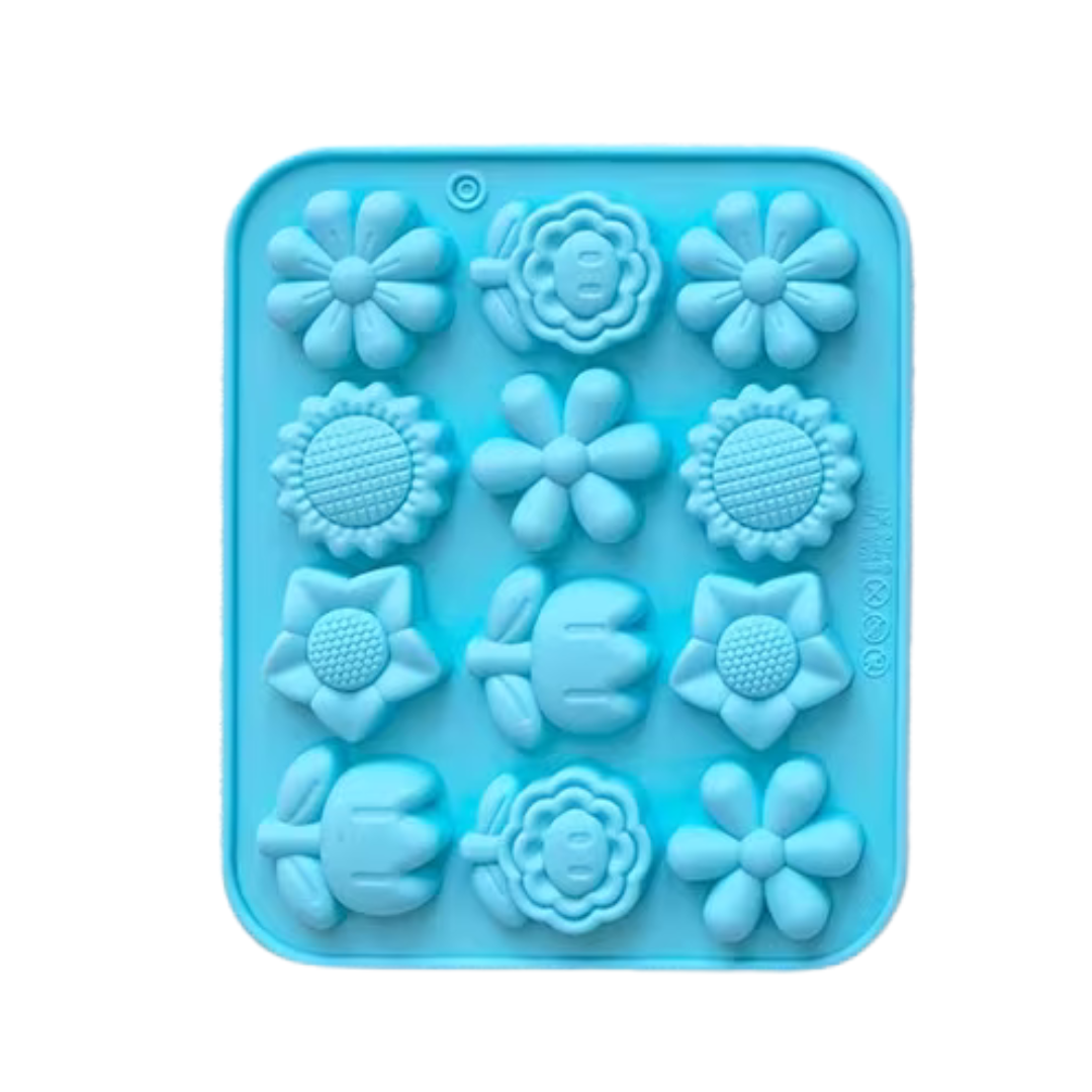Molde mini flores mixtas