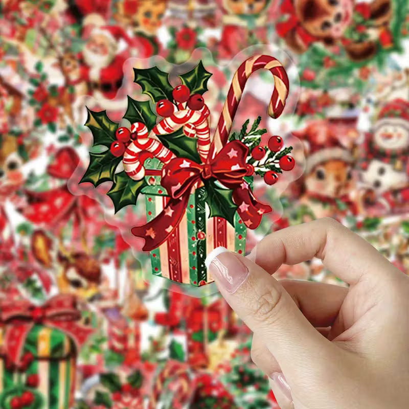 Stickers Navideños Clear transfer