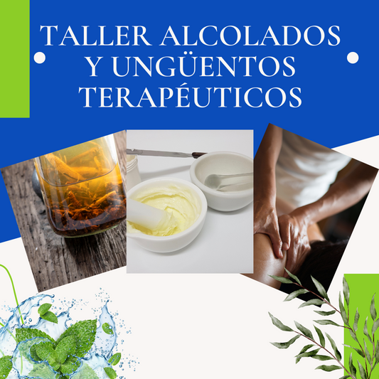 Taller de Alcolados y ungüentos terapéuticos ($40 Deposito)