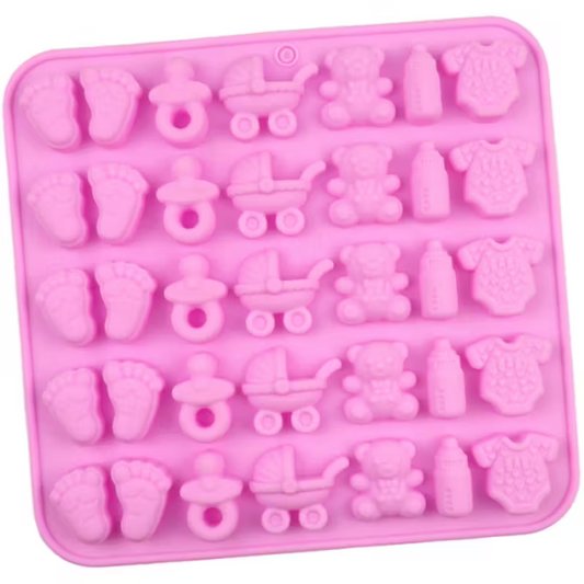 Molde cositas bebe variedad
