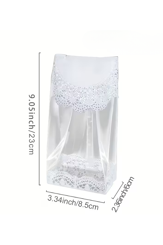 Funda Clear con Bordes en encaje