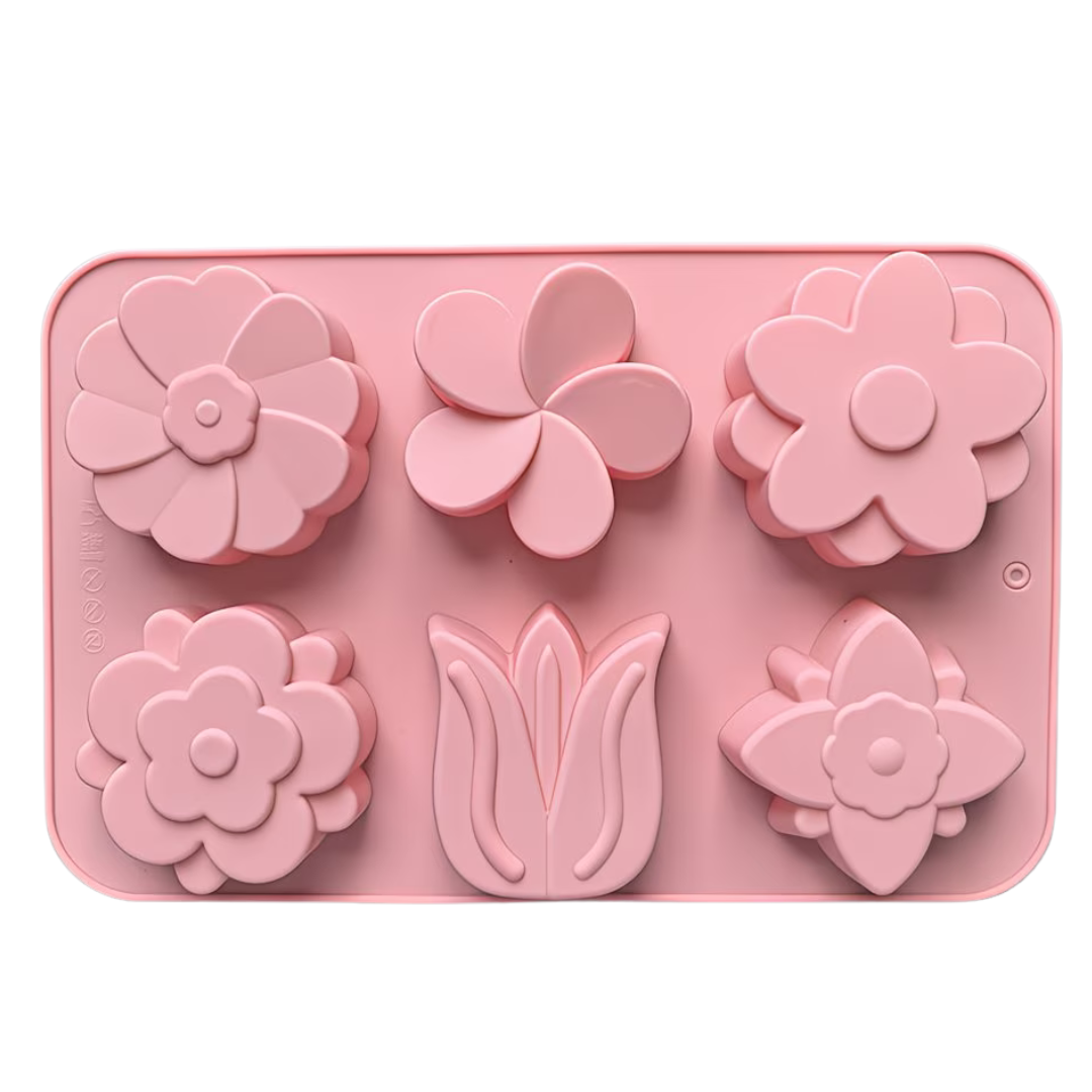 Molde Flores mixta con tulipan