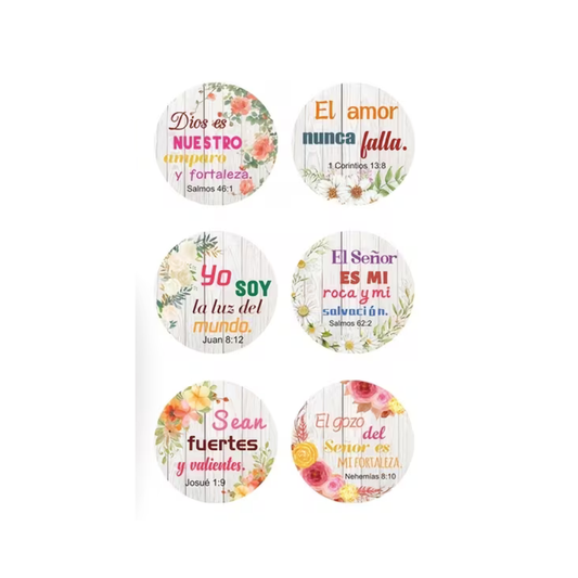 Stickers Cristianos Redonditos pequeños