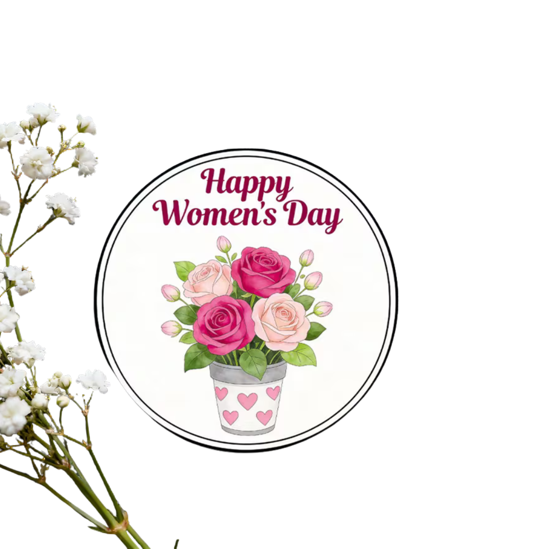 Stickers Happy Woman Day