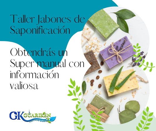 Taller de Jabones de Saponificación  en frio ($40 Deposito)